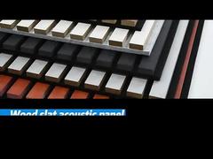 Pannello di parete di legno acustico